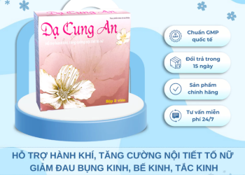 Viên Uống Hỗ Trợ Hành Khí, Giảm Đau Bụng Kinh, Bế Kinh, Rong Huyết, Tăng Cường Nội Tiết Tố Nữ DẠ CUNG AN 2 Viên/Hộp